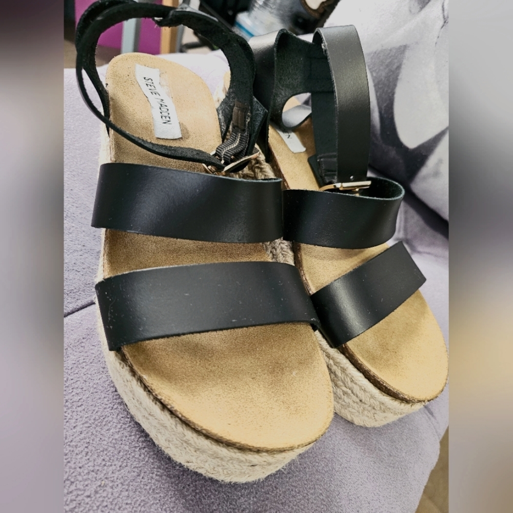 Steve Madden Kelton Platform Espadrille Sandal - Picture 2 of 6
